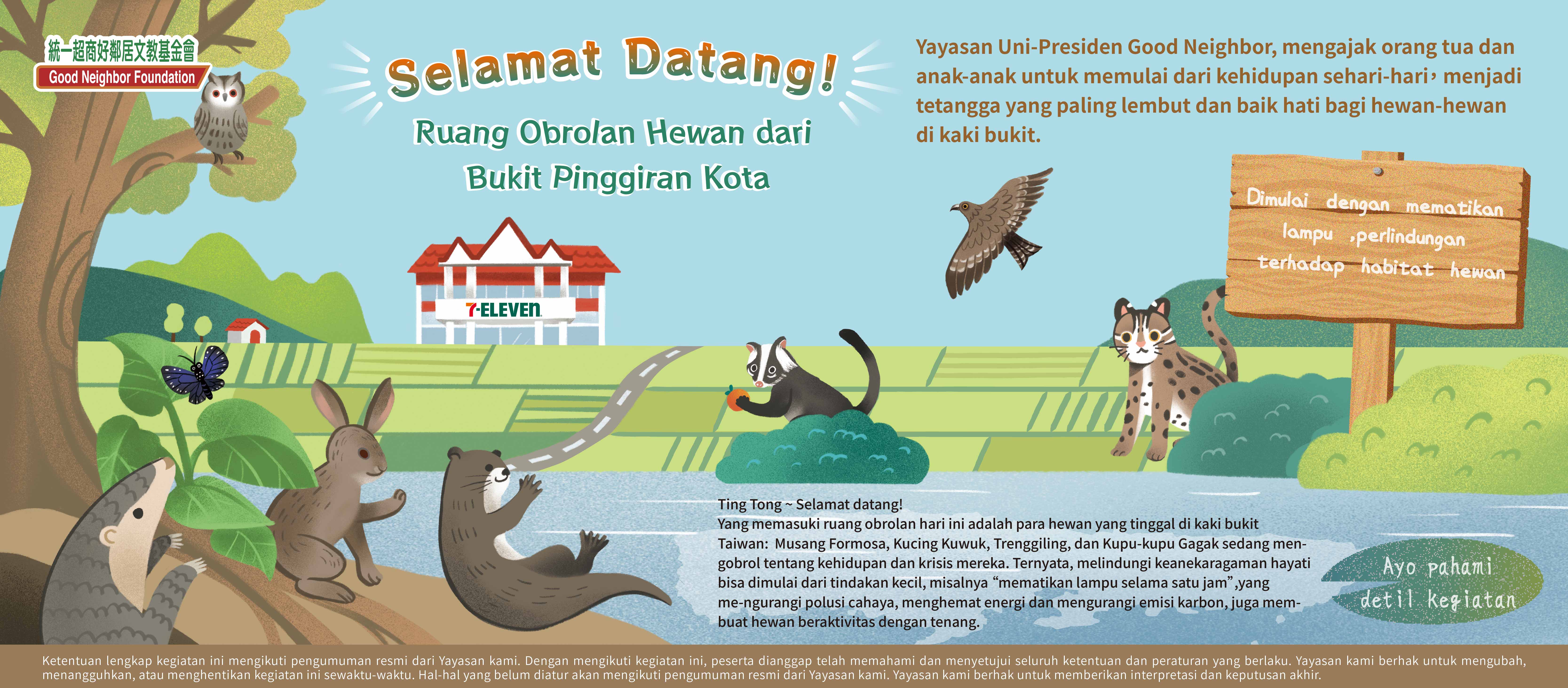 Judul: Selamat Datang! Ruang Obrolan Hewan dari Bukit Pinggiran Kota